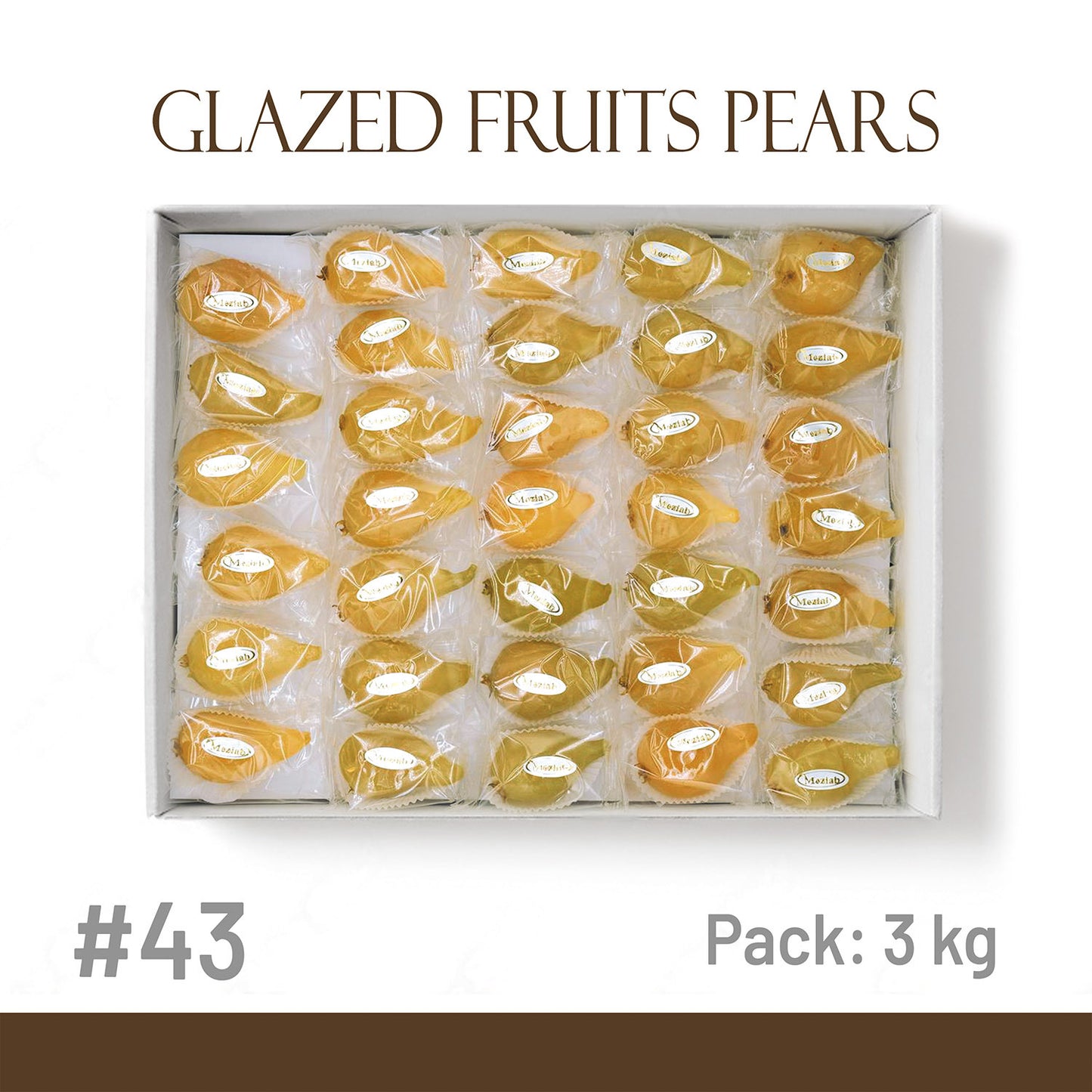 #43- Glazed Fruits Pears