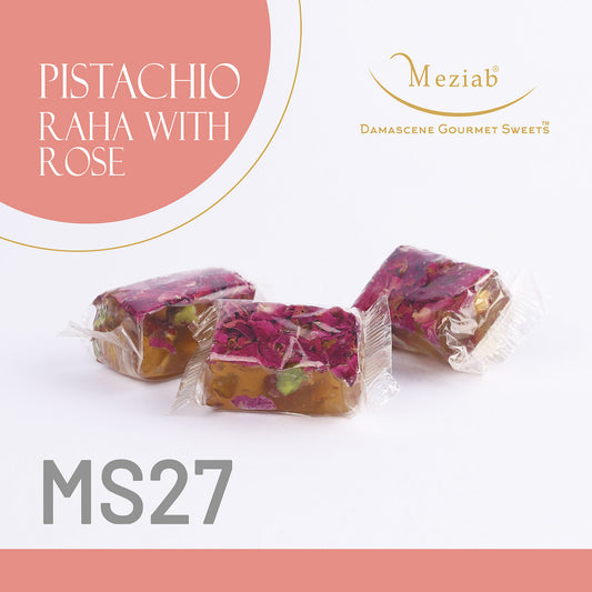 MS27- Pistachio Raha with Rose