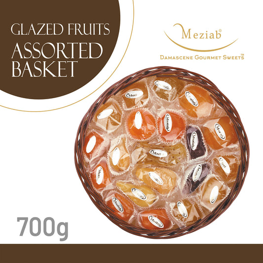 Glazed Fruit Assorted Basket- 700g