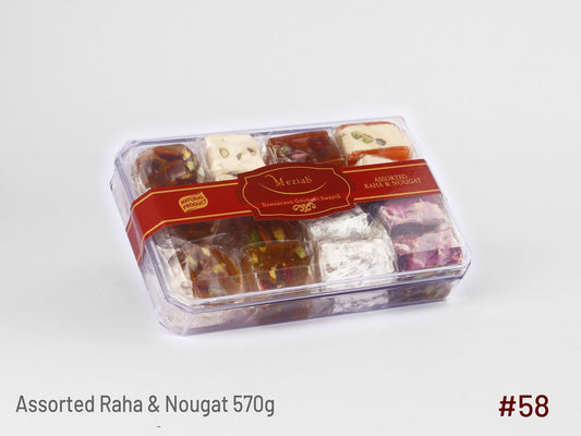 #58 Assorted Raha & Nougat-570g